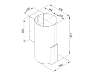 VDB TUBE P Black Glass - 1437984 - zdjęcie 7